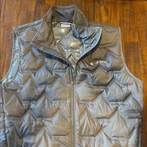 Columbia Charcoal Quilted Vest Omni Heat Men’s large